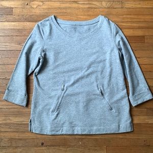 Karen Scott Sport Gray Sweatshirt EUC